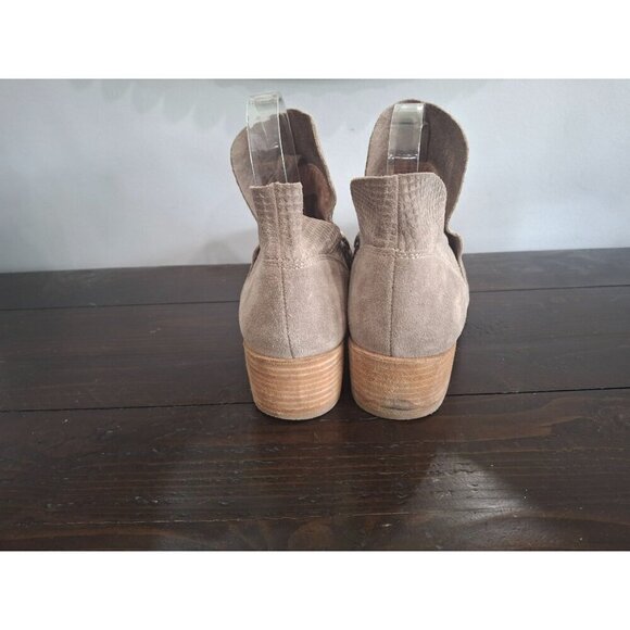 EUC Seyhelles Gray Suede Ankle Zip Booties/Sz. 8.5 - Picture 6 of 10